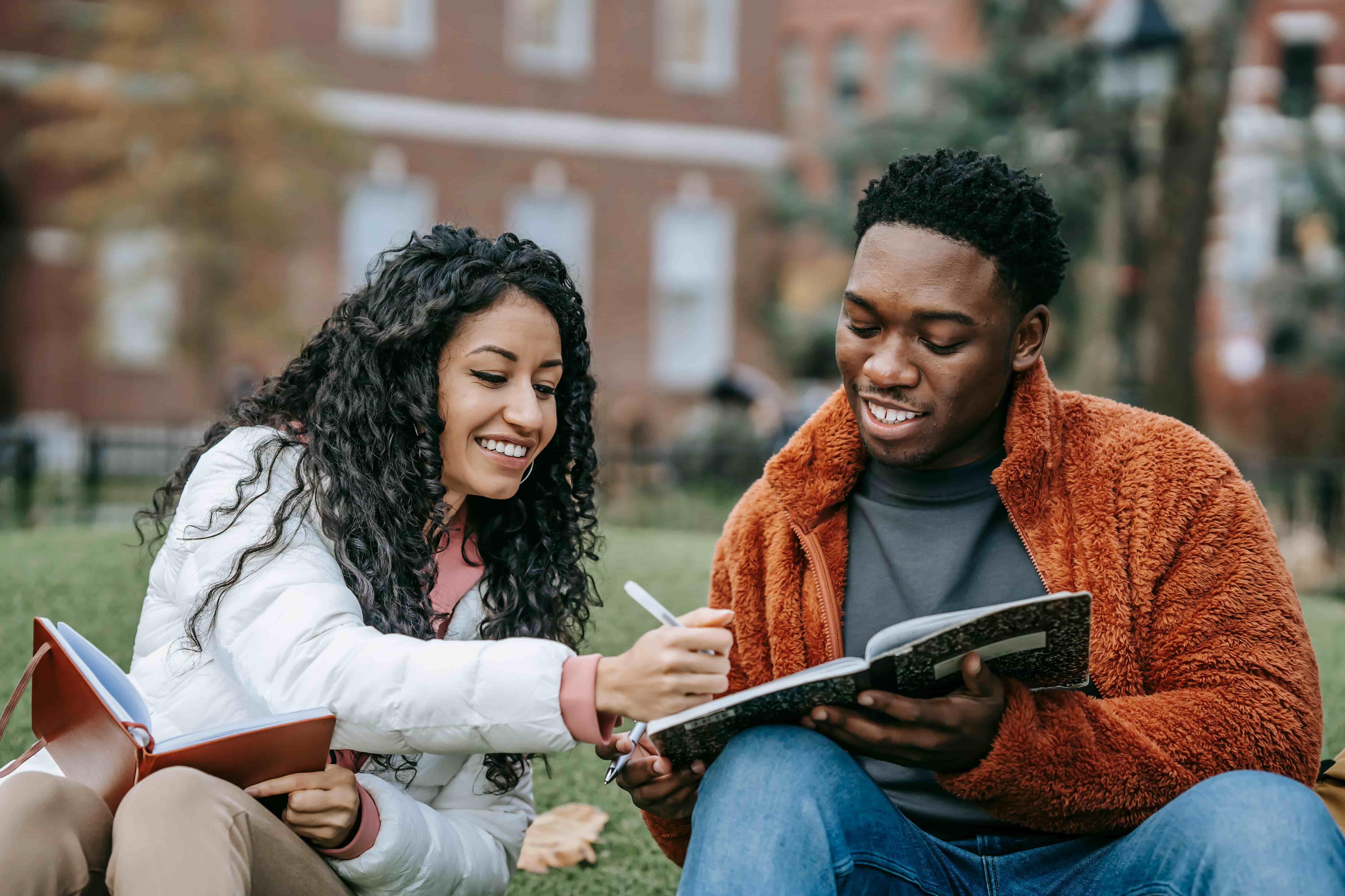 Student helping student